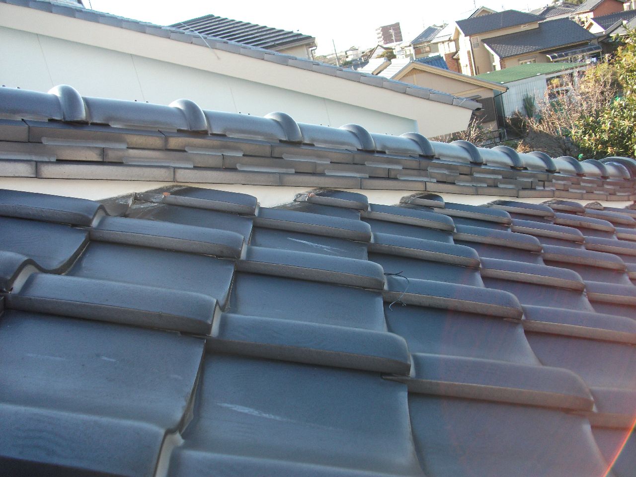 漆喰工事　施工後の写真4